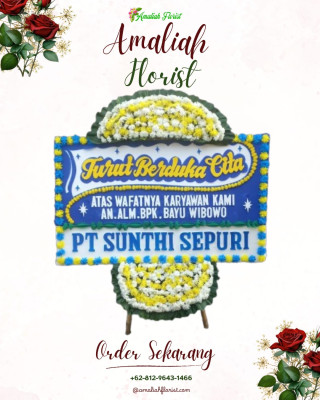 Papan Bunga Duka di Metro Timur