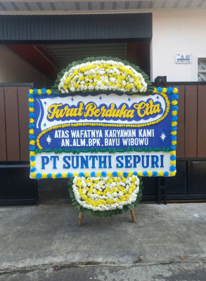 Papan Bunga Duka di Metro Timur
